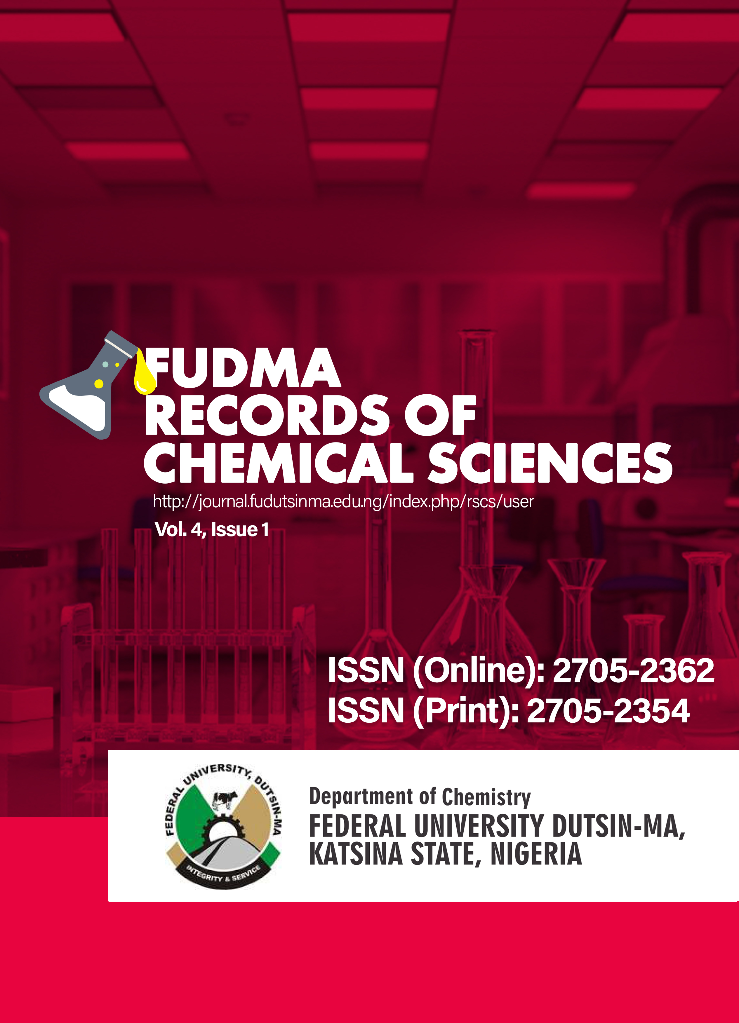 View Vol. 4 No. 1 (2025): FUDMA Records of Chemical Sciences